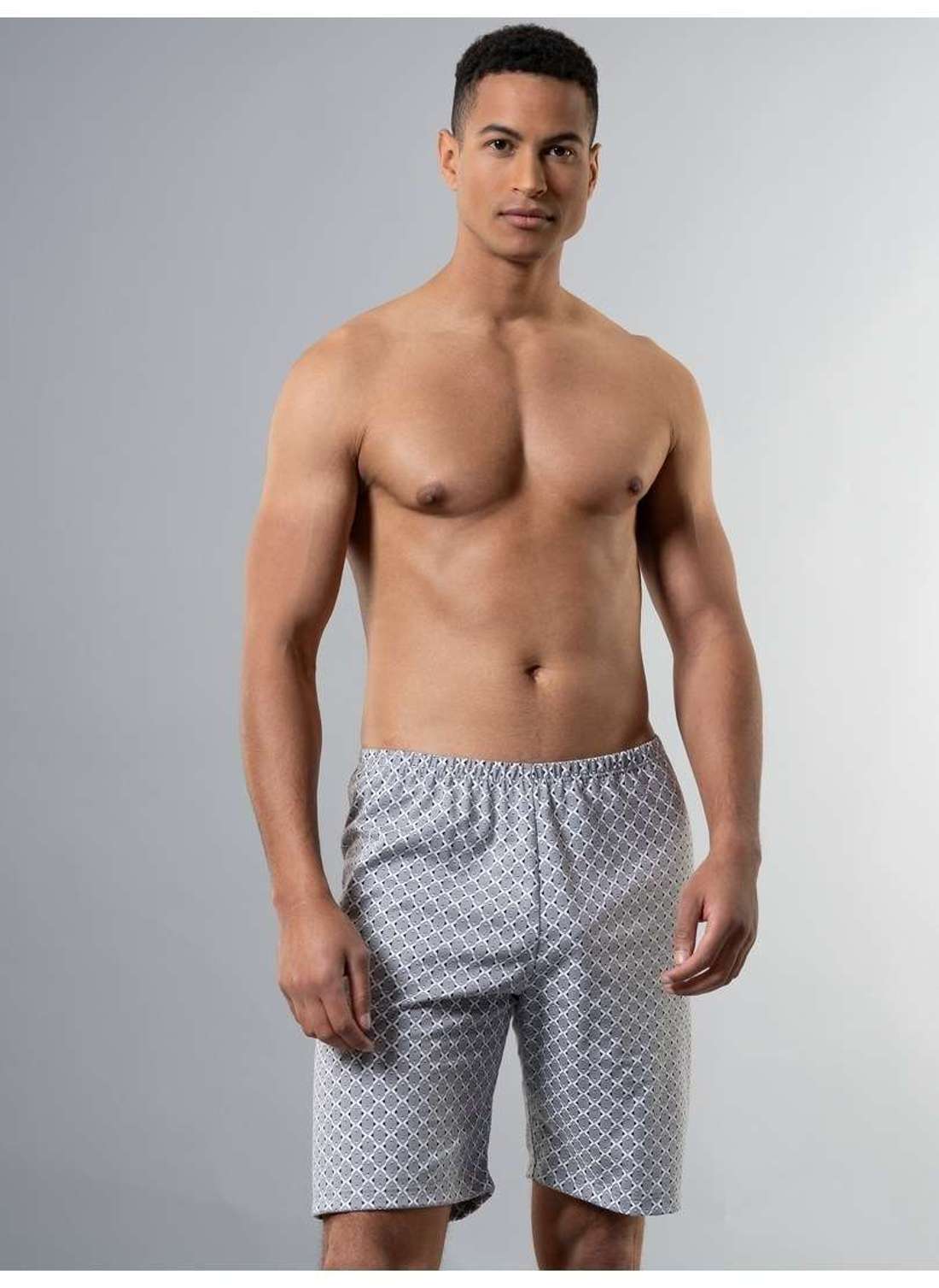 Бермуды TRIGEMA Shorts mit Allover-Print-Muster