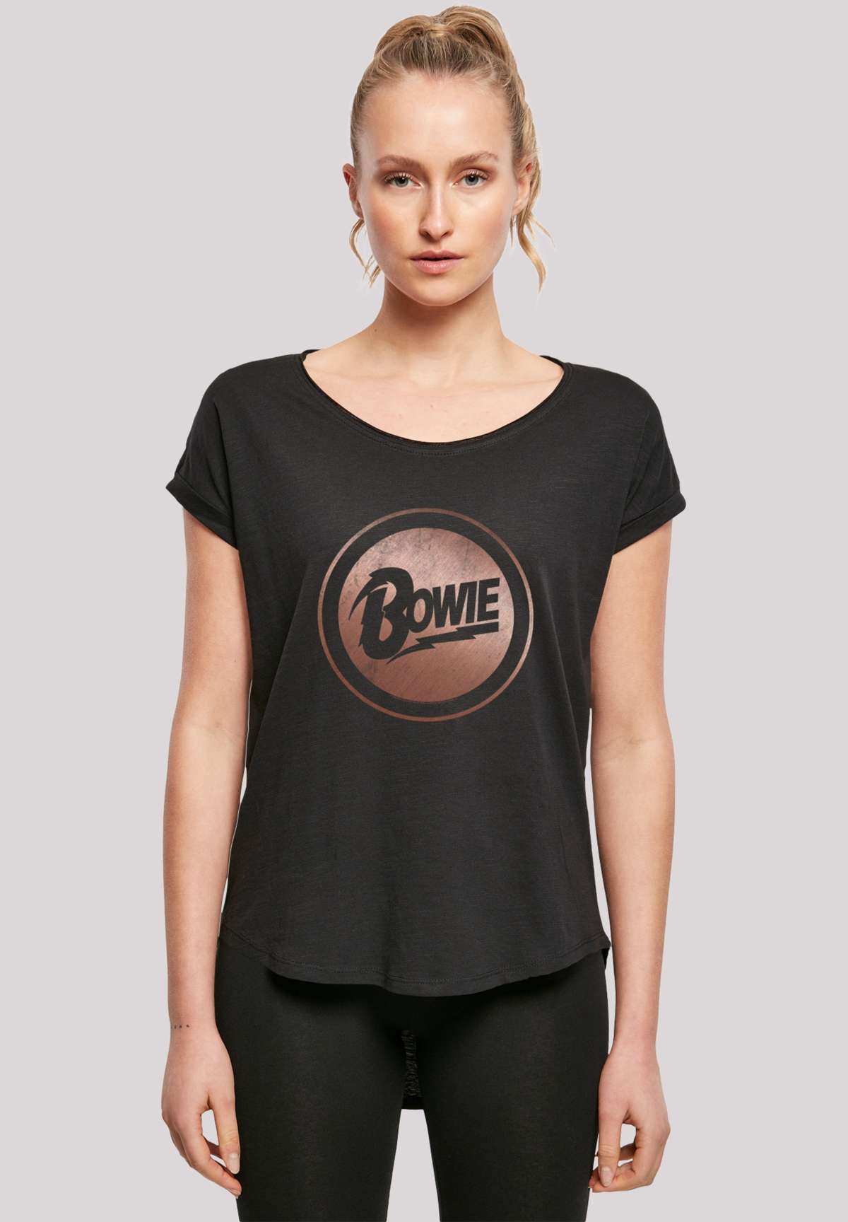 футболка David Bowie Rose Gold Circle