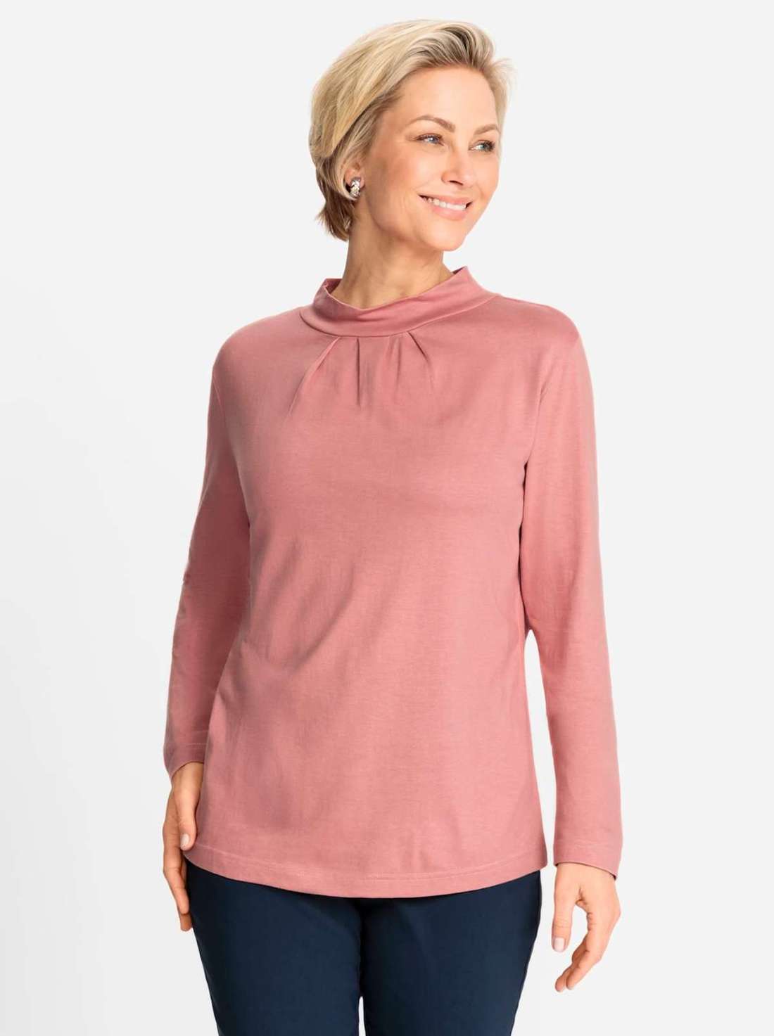 рубашка с воротником стойкой Shirt