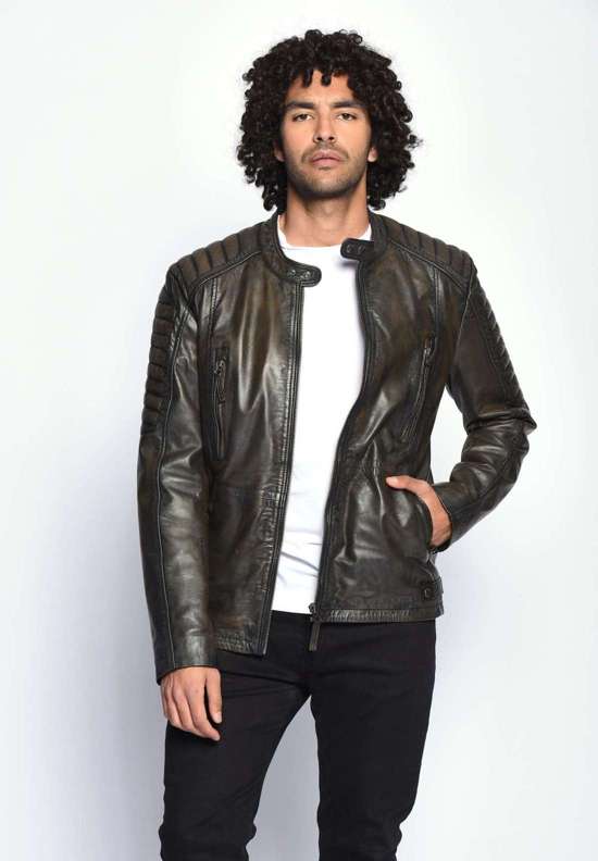 Кожаная куртка Cruz