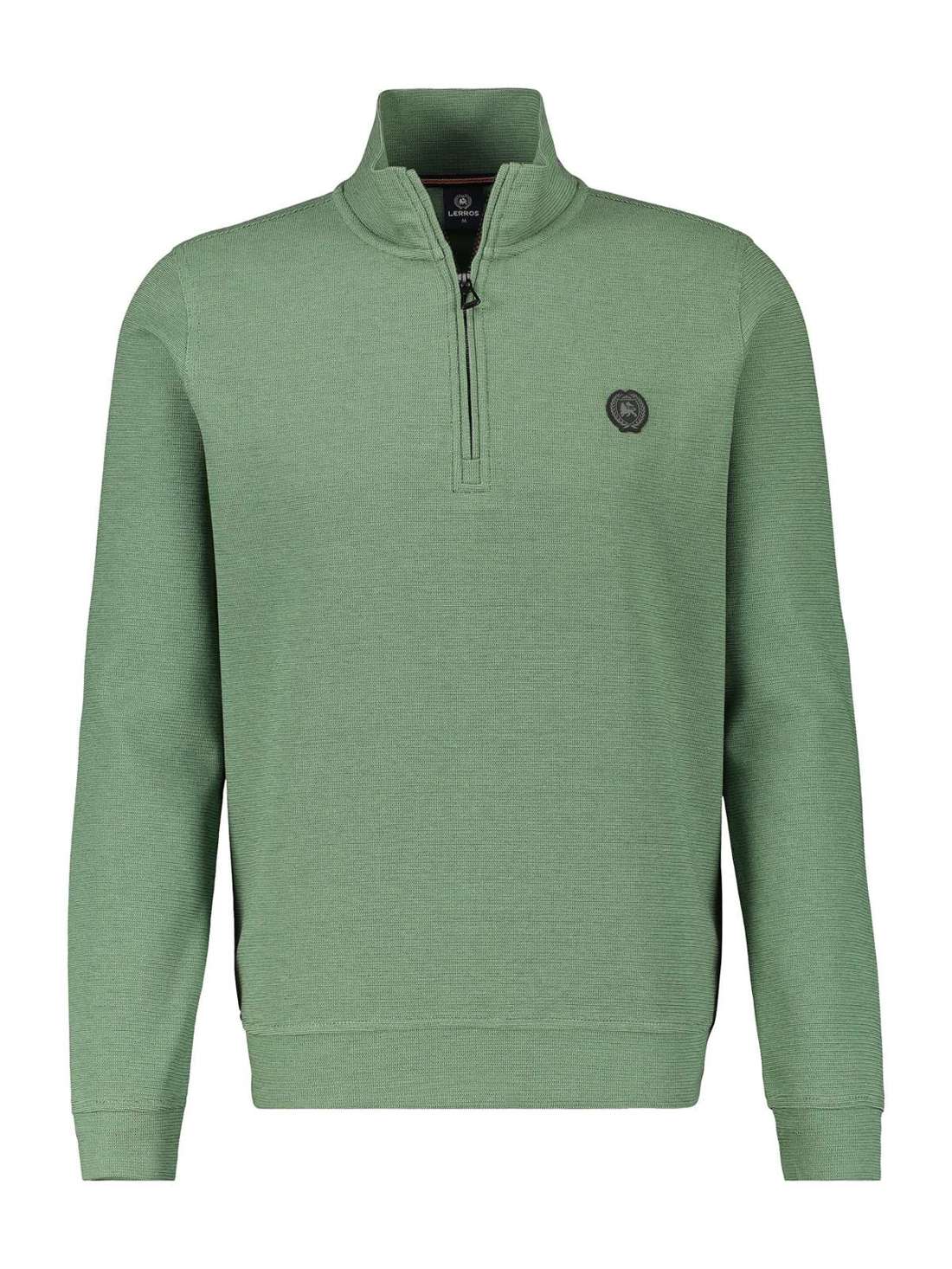 толстовка LERROS Sweat-Troyer in Strukturqualität