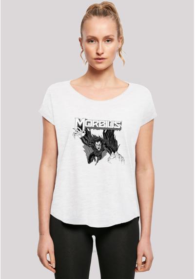 футболка Long Cut T-Shirt `Marvel Comics Morbius Mono Jump`