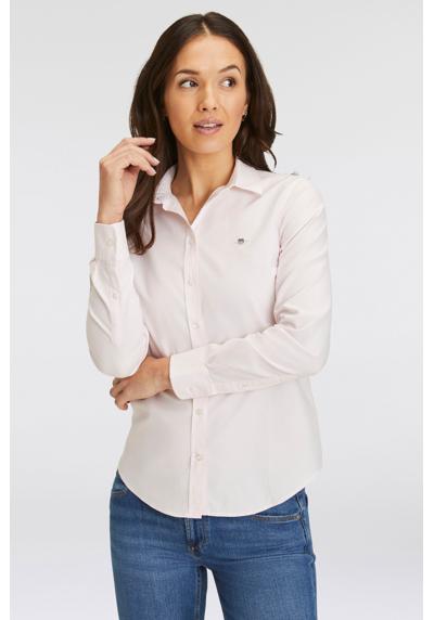 Блузка с длинными рукавами для комфортной посадки и свободы движений. New Slim Stretch Oxford Blouse