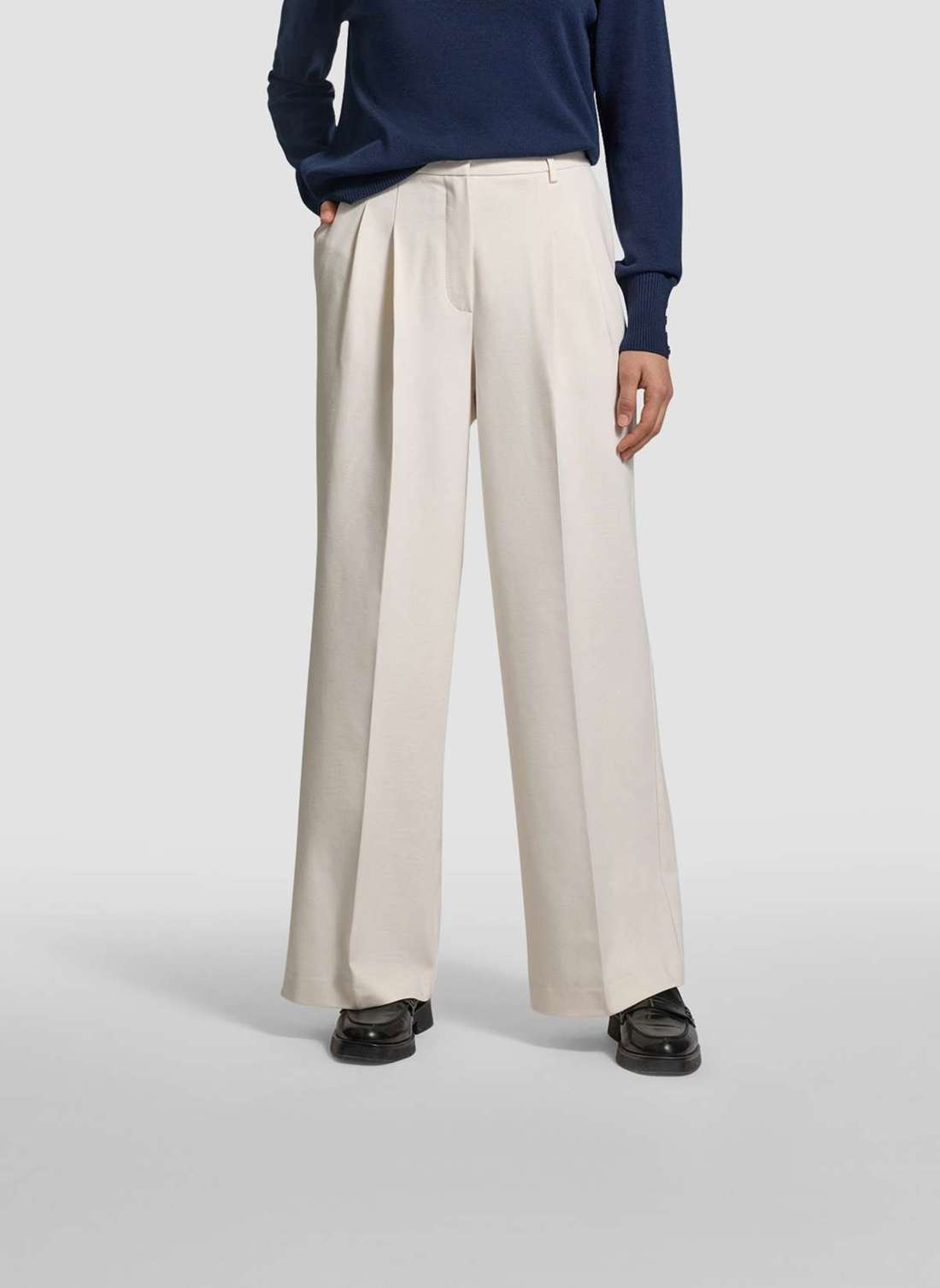 Брюки из джерси Hose mit weitem Bein für stilvolle Outfits