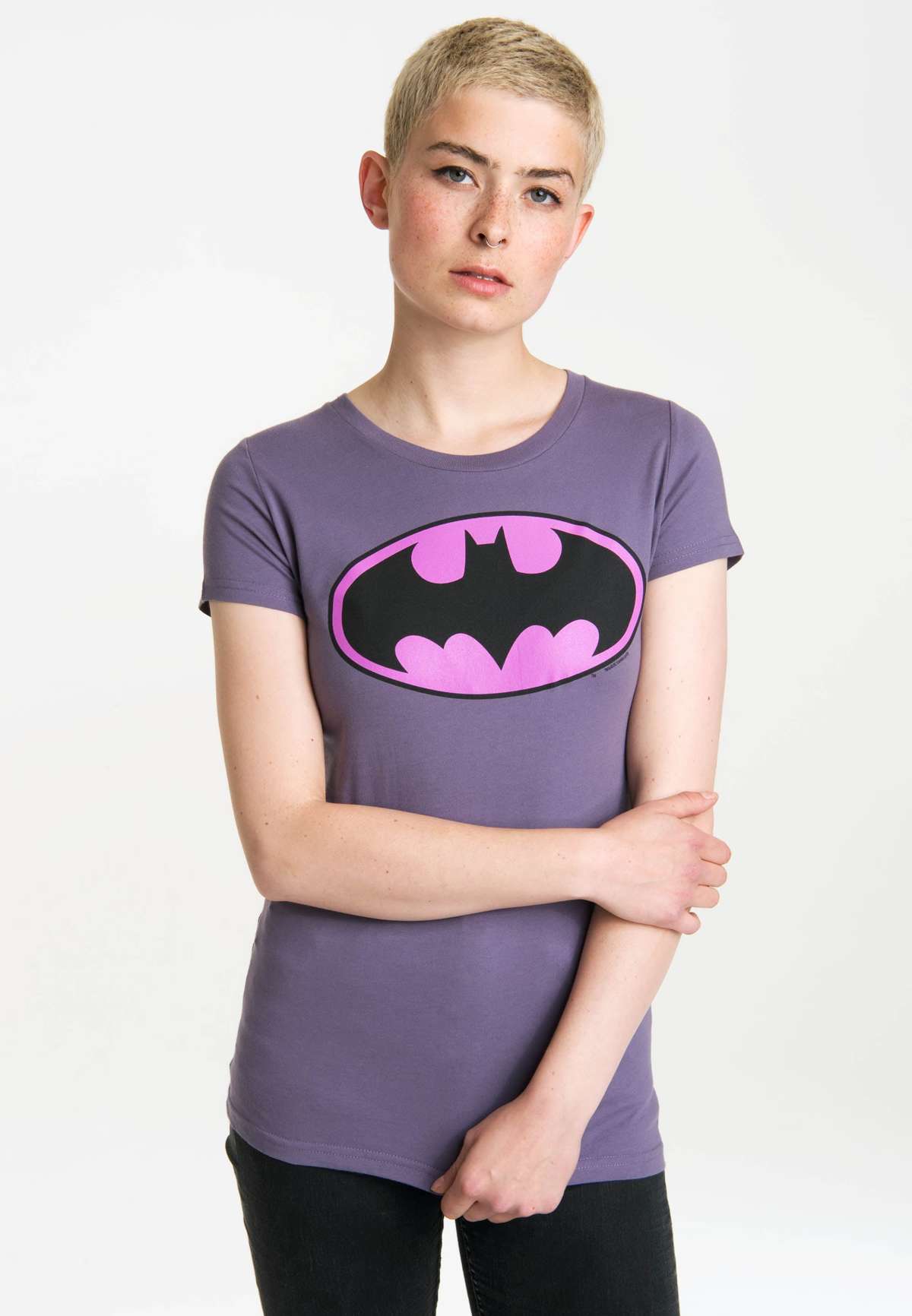 Футболка с простым принтом Batman