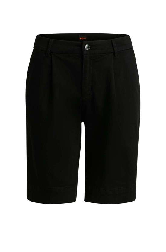 Шорты-чиносы с надписью BOSS C_Taggie1-D