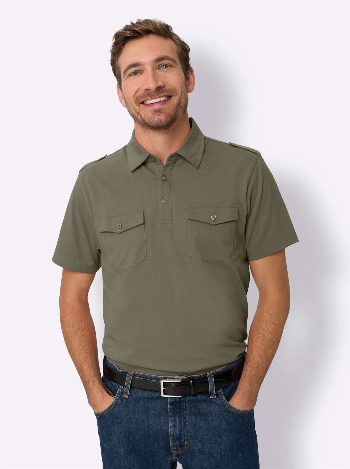 рубашка поло Poloshirt Halbarm