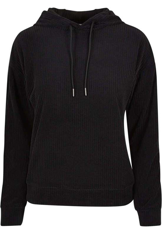 Толстовка с капюшоном Urban Classics Damen Ladies Velvet Rib Hoody