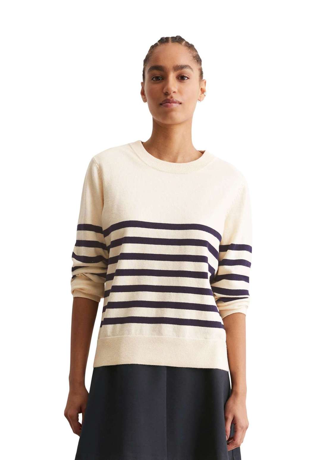 Вязаный свитер aus Soft Cotton Stretch