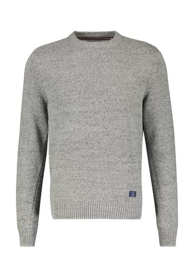Вязаный свитер LERROS Flachstrickpullover in lebendiger Strickoptik