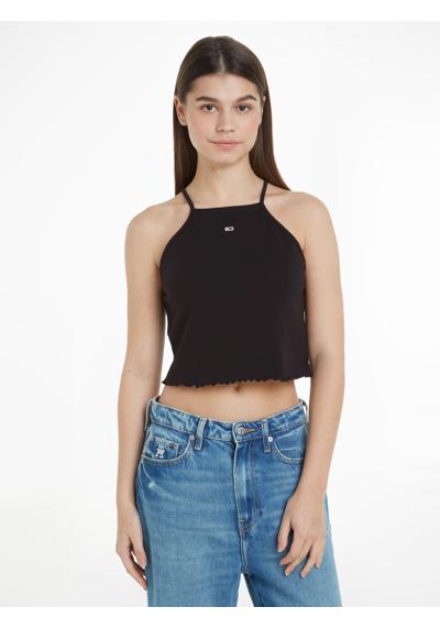 Топ-спагетти с волнистым краем TJW SLIM CRP BABYLOCK RIB TOP