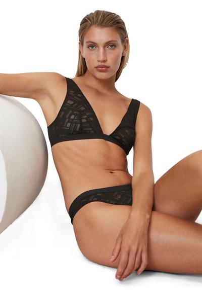 Треугольный бюстгальтер с кружевом Graphic Lace