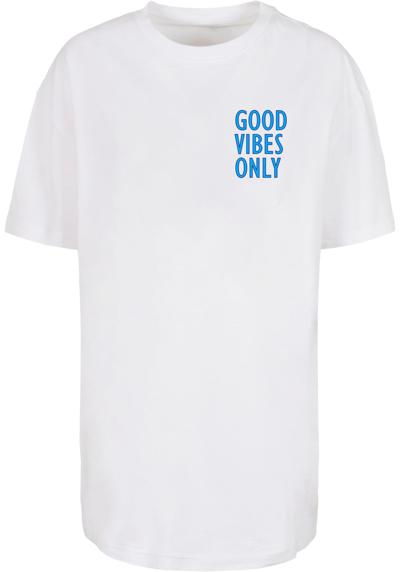 футболка Damen Ladies Good Vibes Only Oversized Boyfriend Tee