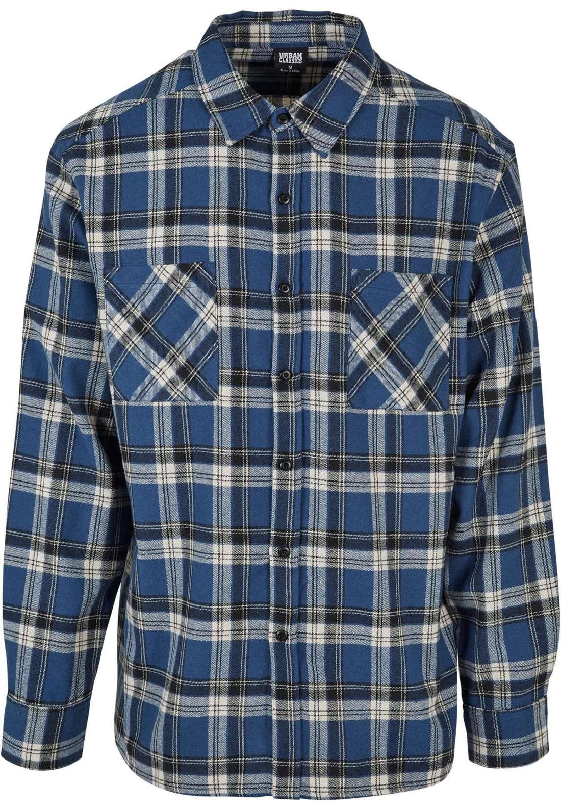 Рубашка с длинным рукавом Urban Classics Herren Lake Check Shirt