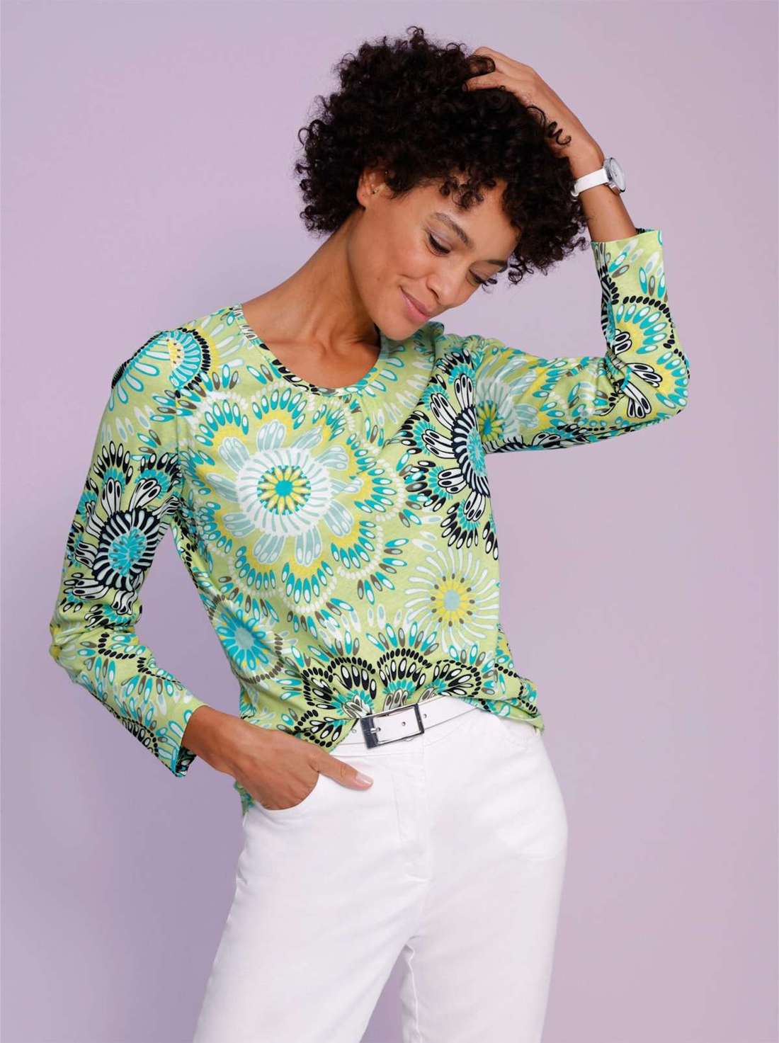 Рубашка с длинным рукавом 3/4-Arm-Shirt