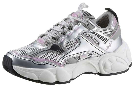 Кроссовки на платформе с розовыми акцентами CLD RUN