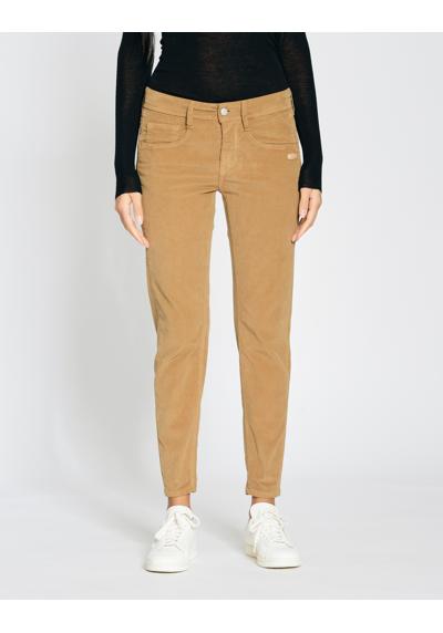 Вельветовые брюки с двойным правым задним карманом. 94AMELIE CROPPED