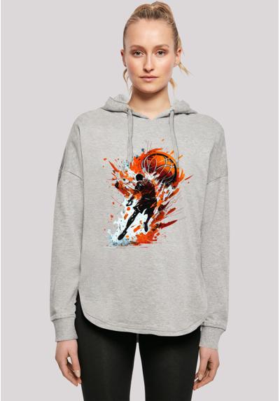 Толстовка с капюшоном Basketball Splash Sport Oversize Hoodie