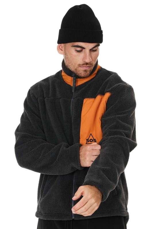 Флисовая куртка с практичным нагрудным карманом. La Grave