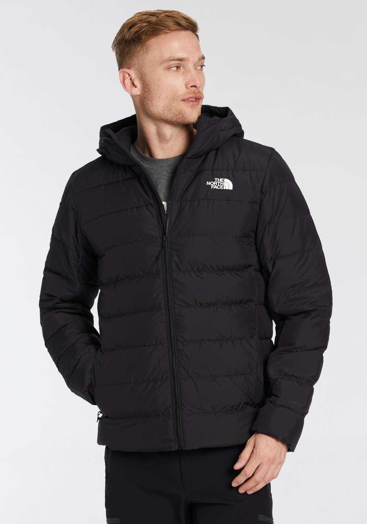 Пуховик с капюшоном с логотипом ACONCAGUA 3 HOODIE