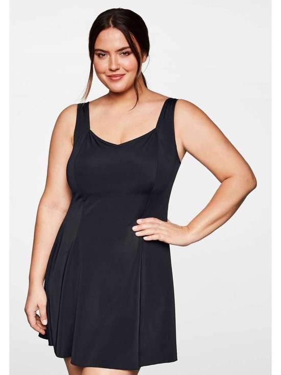 Купальное платье с чашечками на подкладке Große Größen