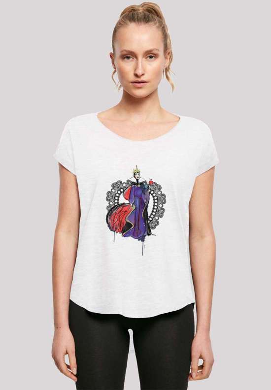 футболка Long Cut T-Shirt Disney Villains Maleficent Sketch