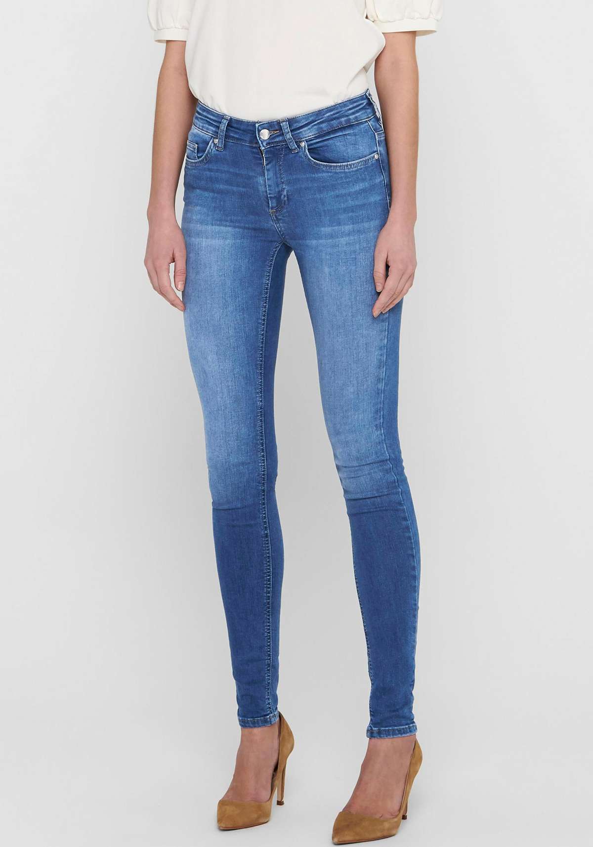 Джинсы скинни ONLBLUSH MID SKINNY REA12187 NOOS
