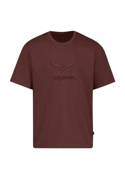 футболка TRIGEMA Heavy Oversized T-Shirt mit 3D-Motiv