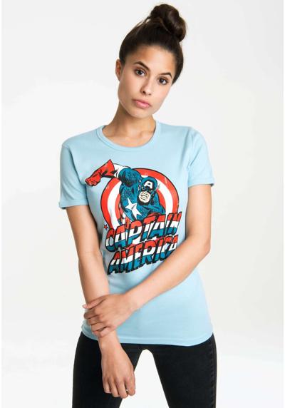 Футболка с лицензионным оригинальным дизайном Captain America