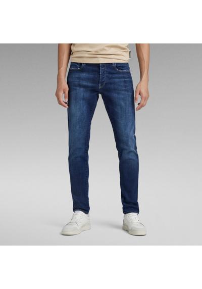 Джинсы узкого кроя с отличной стиркой и эластаном. 3301 Slim