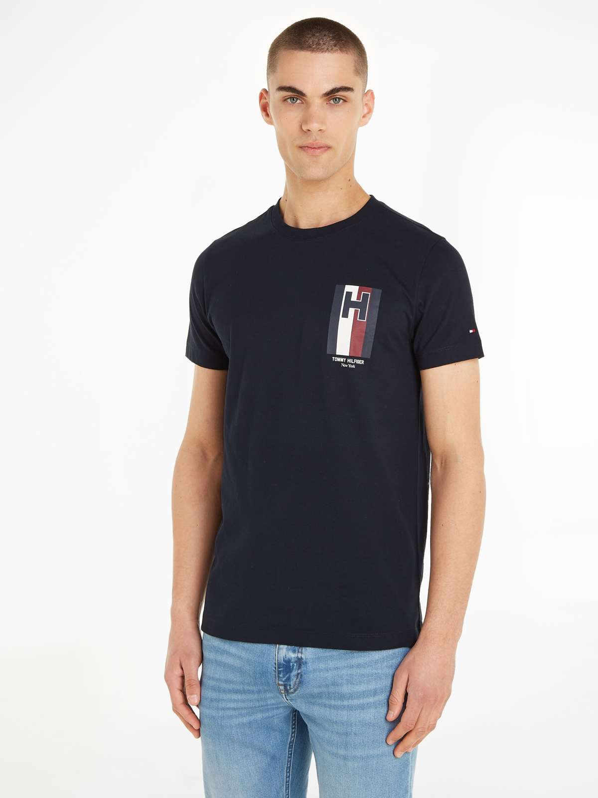Футболка с принтом логотипа H EMBLEM TEE