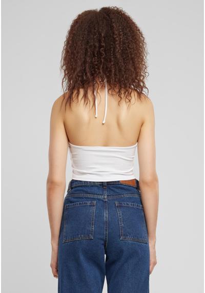 Мышечная рубашка Urban Classics Damen Ladies Cropped Neckholder Top 2-Pack