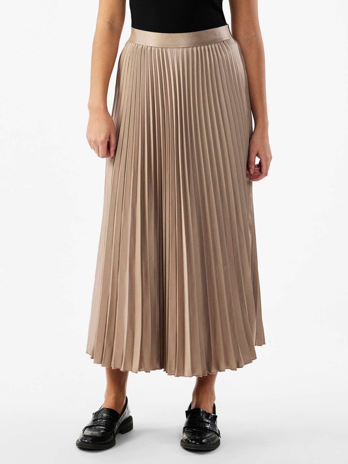 Плиссированная юбка YASCELINE HW MIDI SKIRT S. NOOS