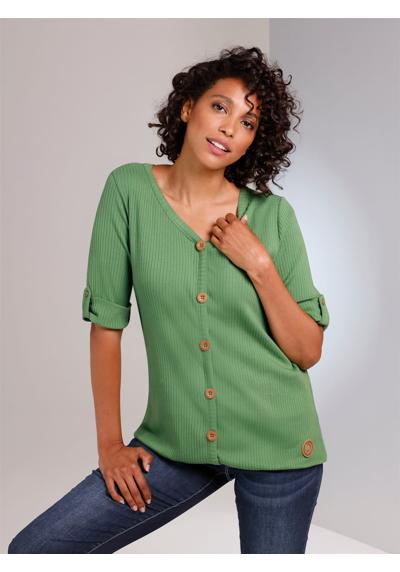Рубашка с коротким рукавом Lyocell-Baumwoll-Shirt