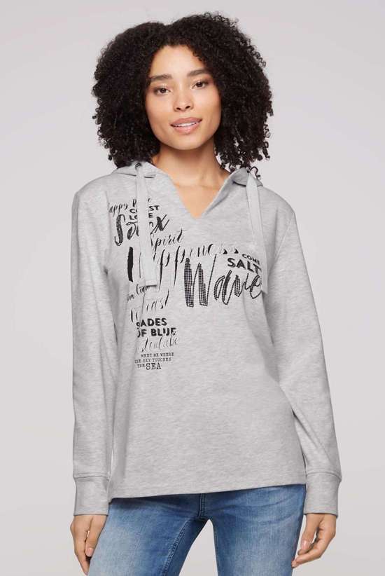 Толстовка с капюшоном из хлопка