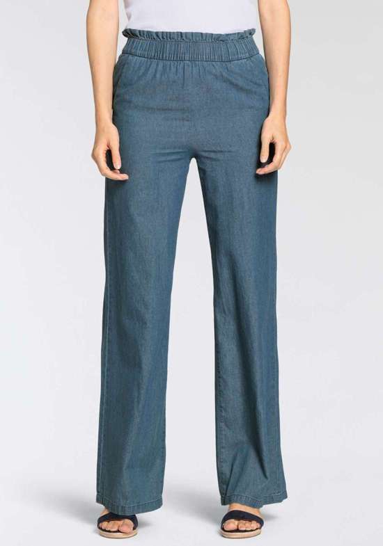 Широкие брюки без застежки