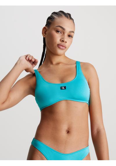 Топ бикини-бюстье с нашивкой-логотипом BRALETTE-RP