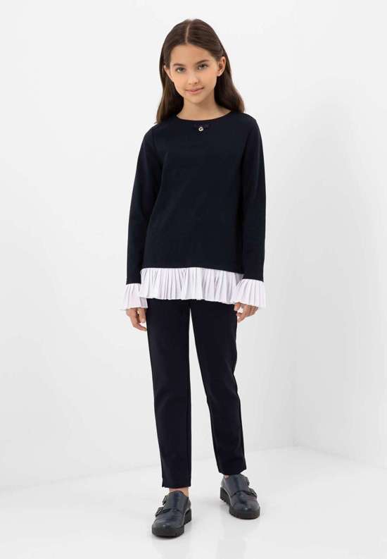 Брюки тканевые, прямого кроя