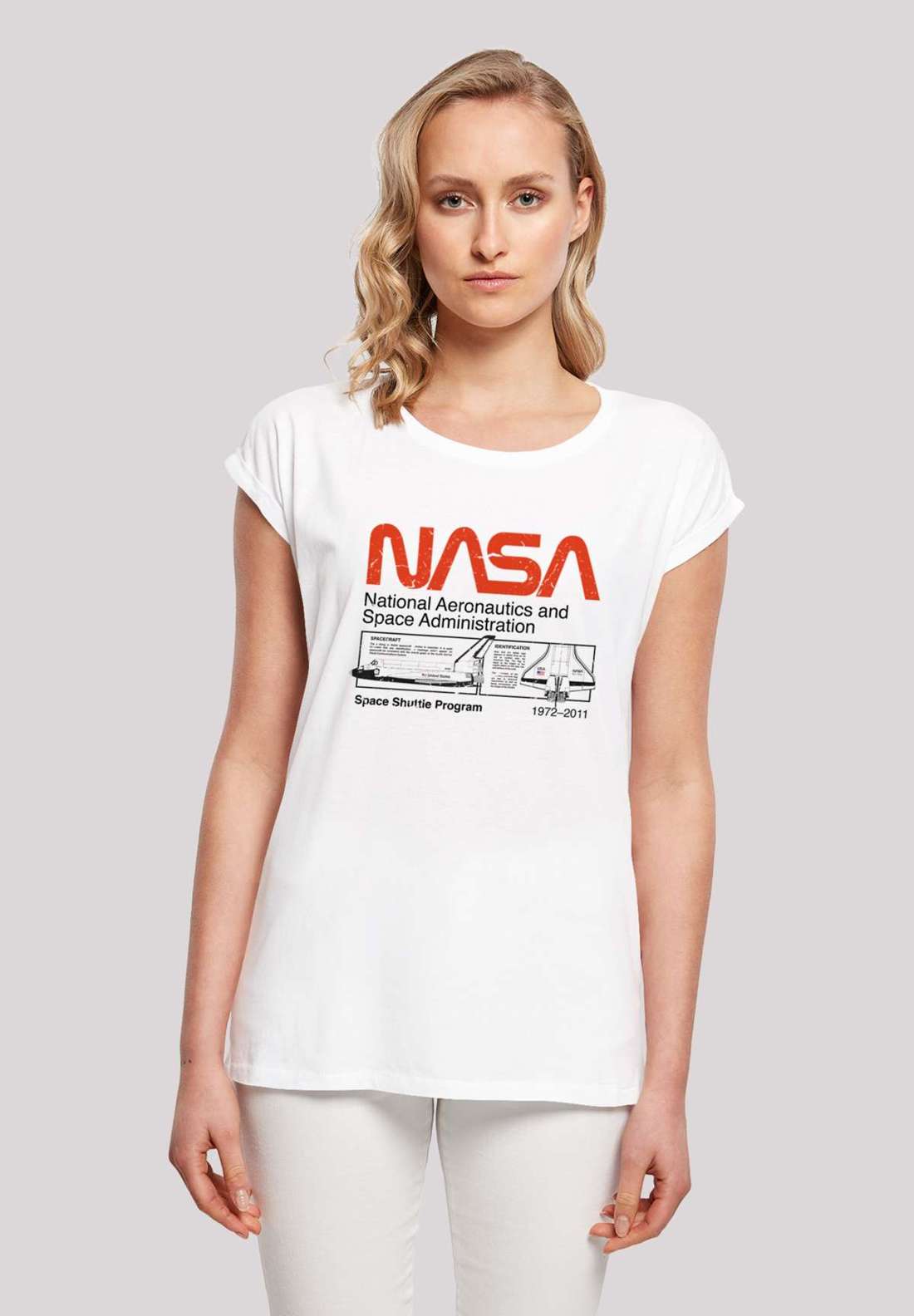 футболка NASA Classic Space Shuttle White