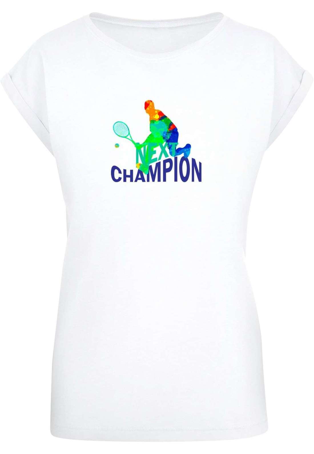 футболка Damen Ladies Next Champion Extended Shoulder Tee