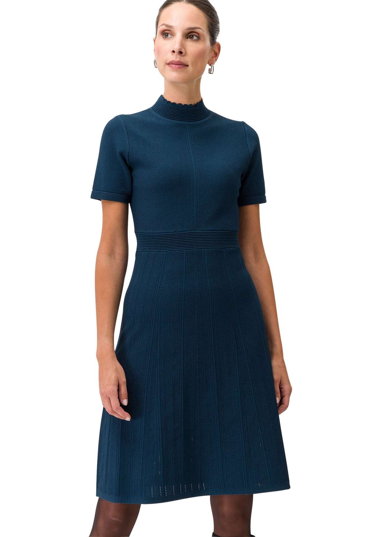 Трикотажное платье zero Strickkleid mit Falten