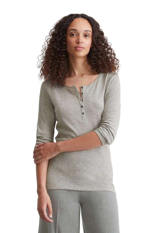 Хенли-рубашка с большим круглым вырезом henley