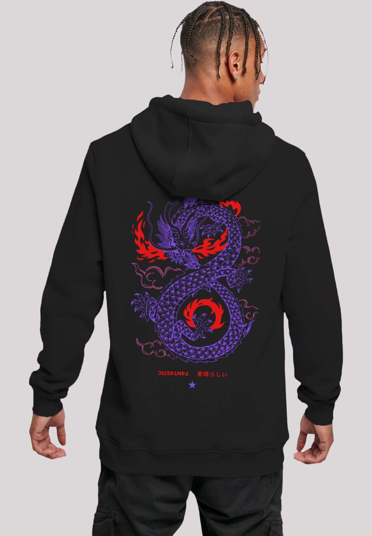 Толстовка с капюшоном Dragon fire