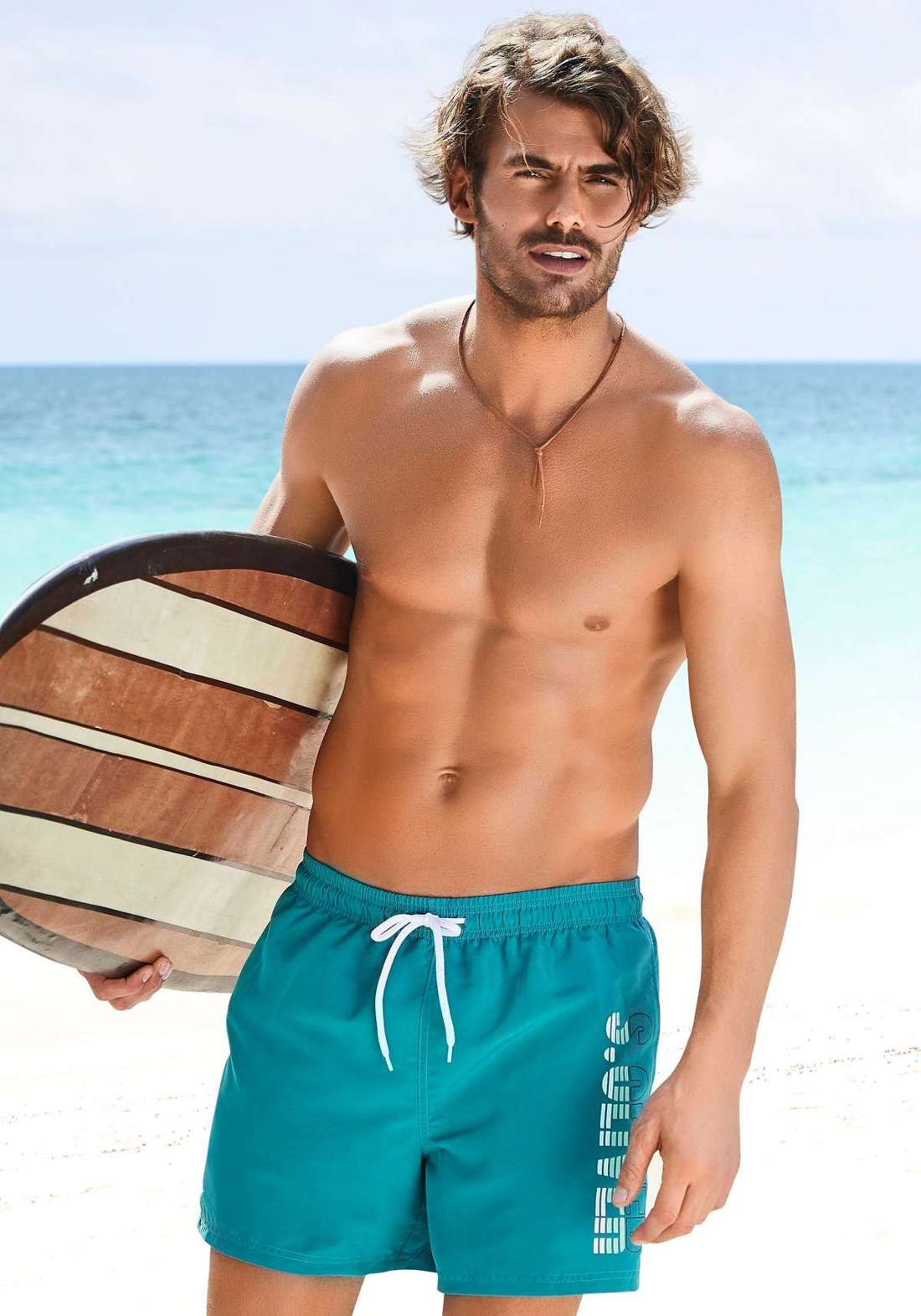 Шорты для плавания с логотипом сбоку