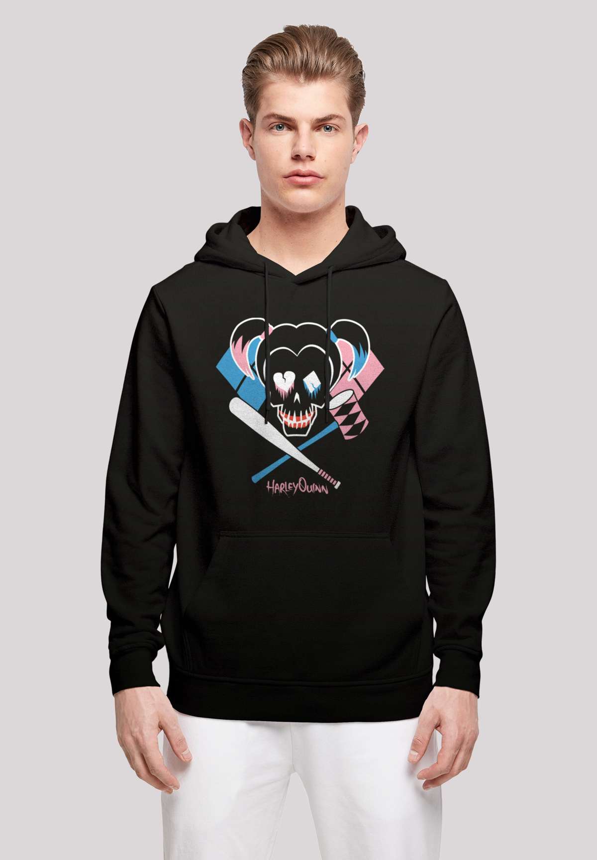 Толстовка с капюшоном Suicide Squad Harley Quinn Skull Emblem