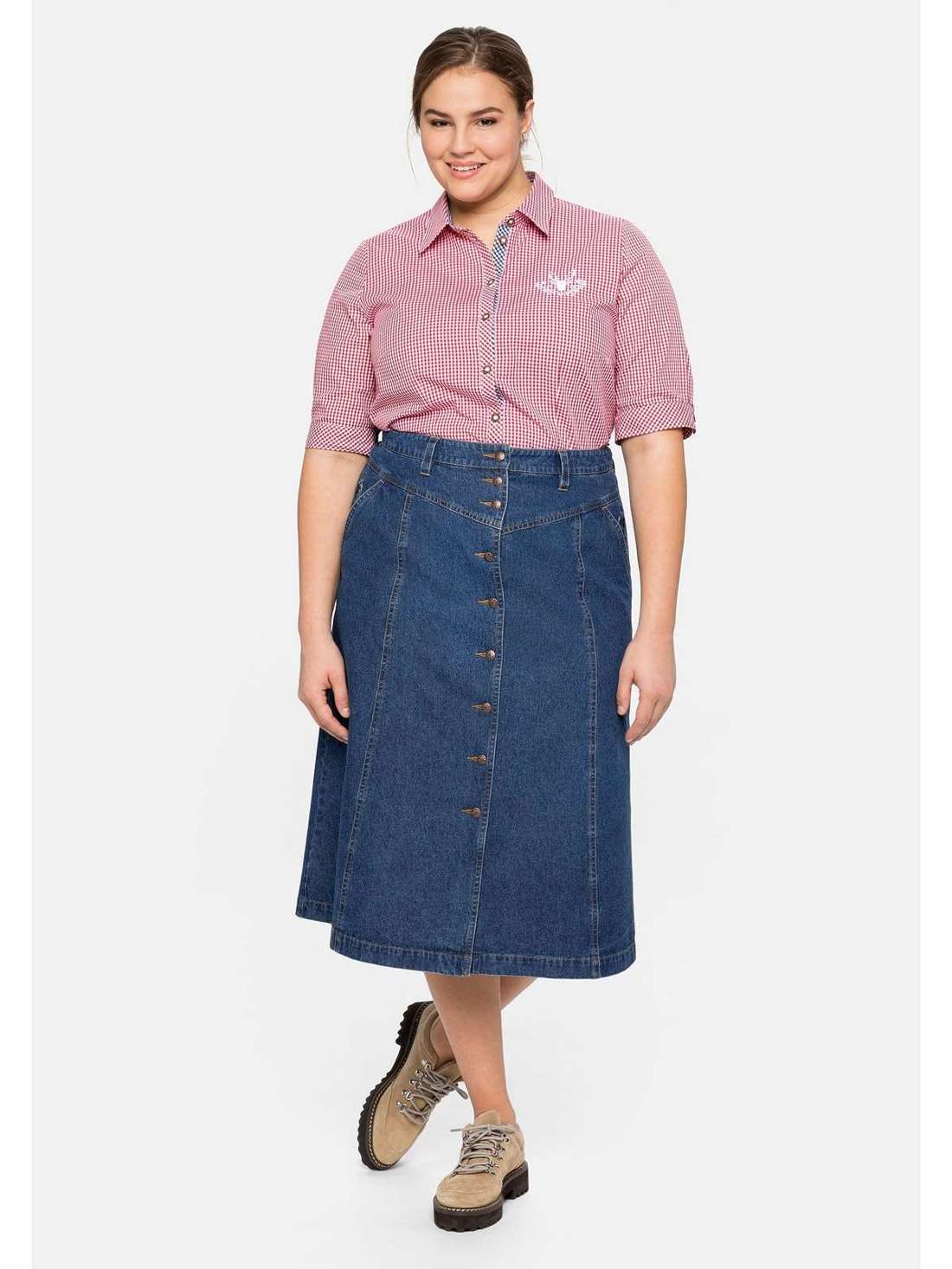 Джинсовая юбка Große Größen