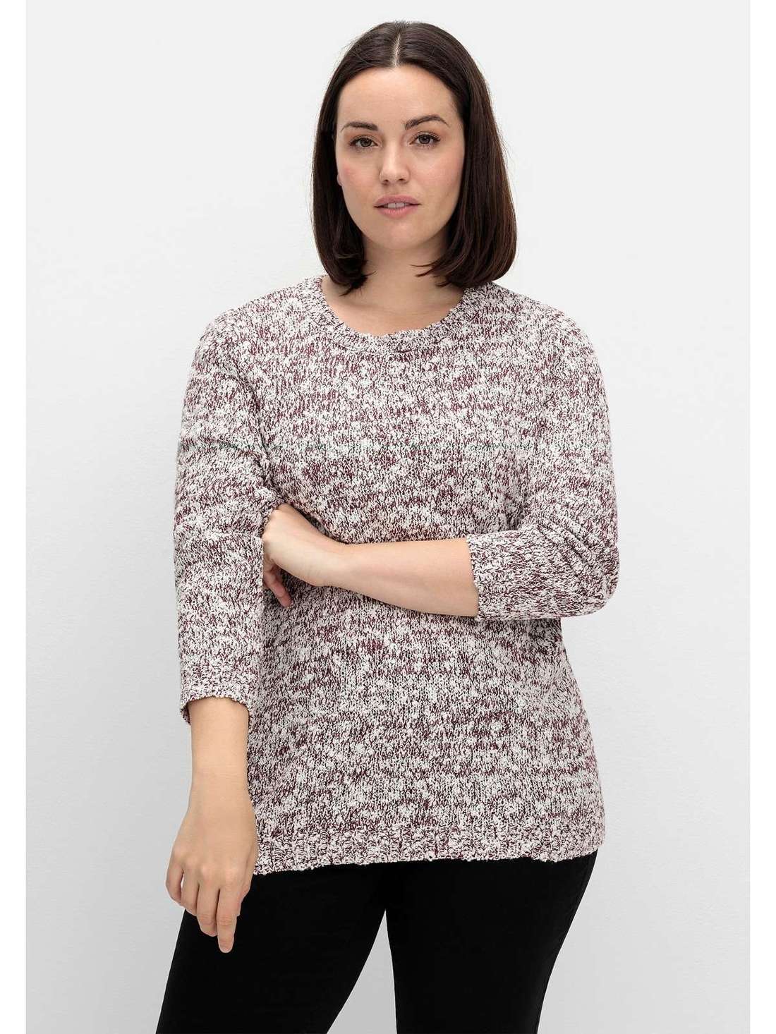 Свитер с круглым вырезом Große Größen