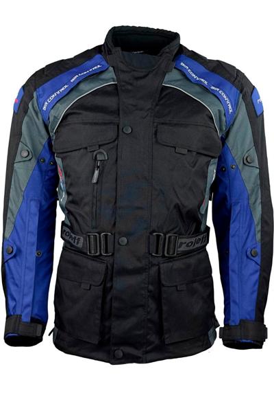 Мотоциклетная куртка, унисекс, с полосками безопасности, 4 кармана.