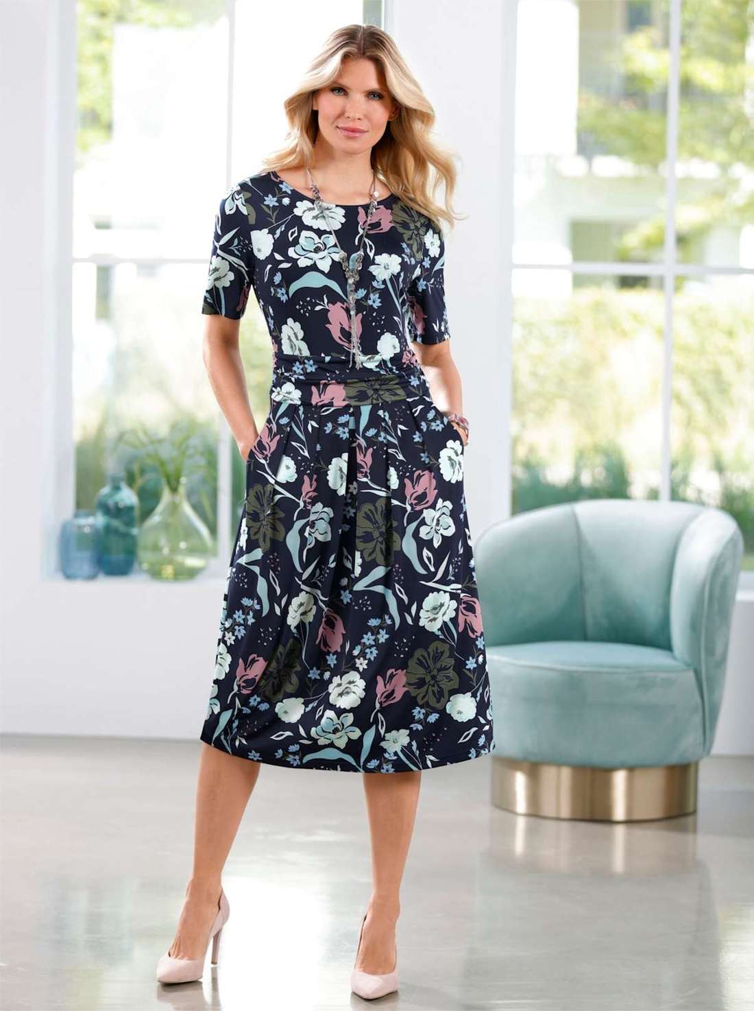 Платье с принтом Kleid