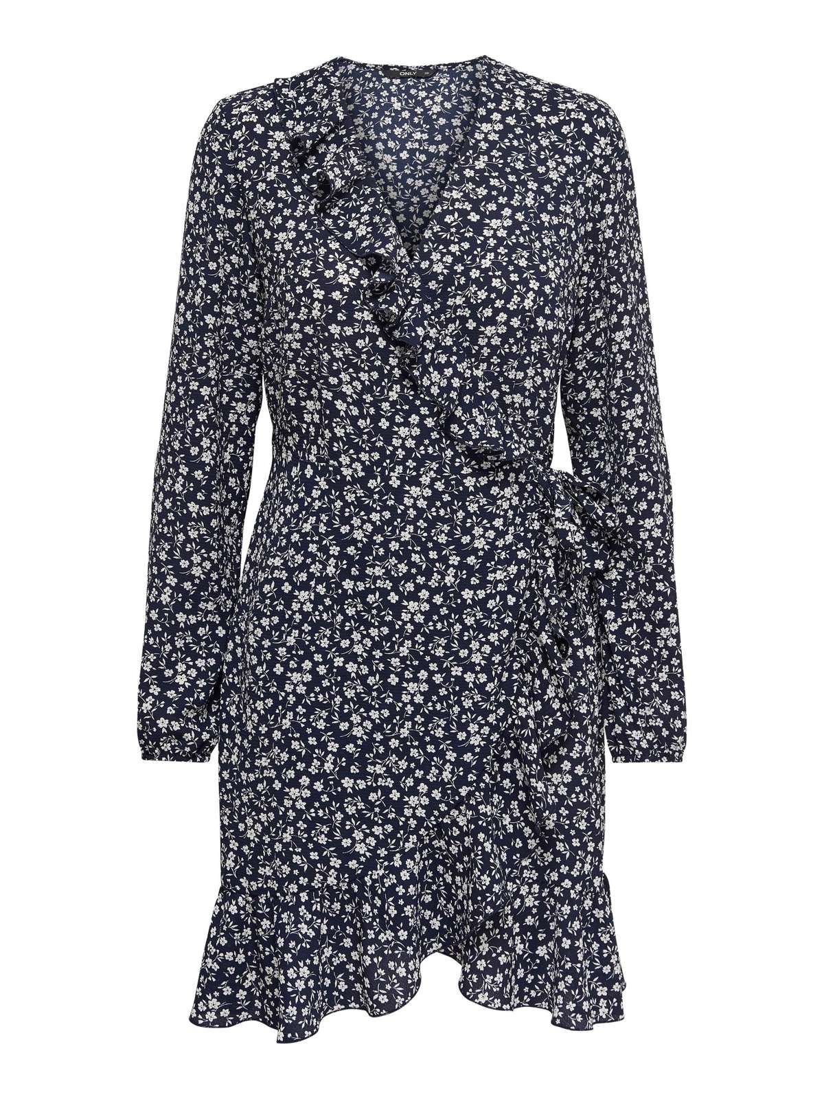 Платье с запахом ONLMARA L/S WRAP SHORT DRESS NOOS